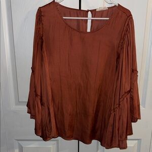 Elegant Rust Women's Top